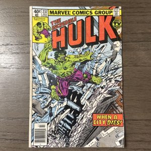 The Incredible Hulk #237 Marvel Comics Group 1979 Bronze Age Comic Book Look!