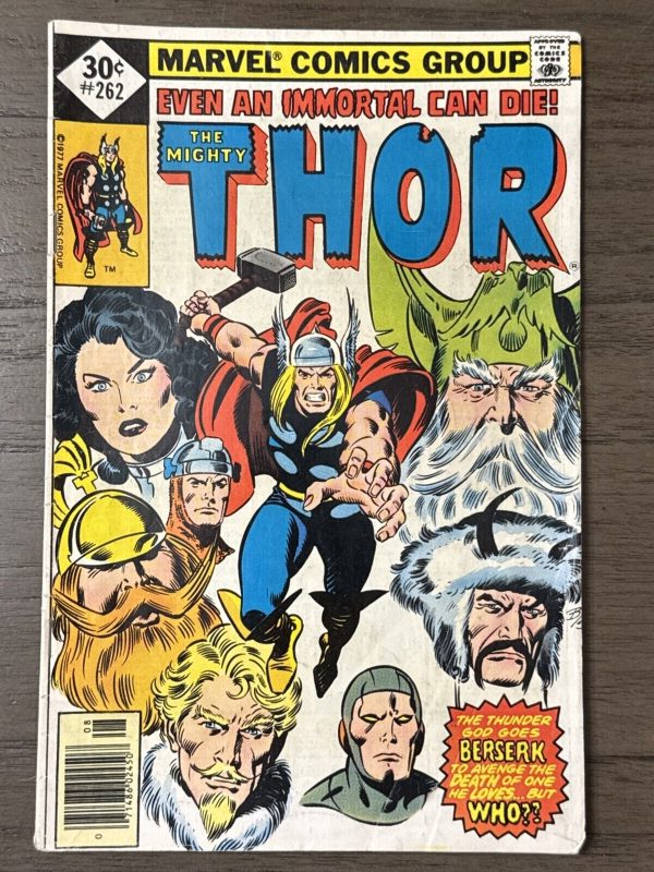 THOR #262 FN 6.0 "EVEN AN IMMORTAL CAN DIE"