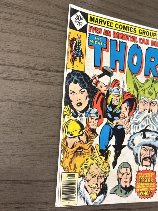 THOR #262 FN 6.0 "EVEN AN IMMORTAL CAN DIE"