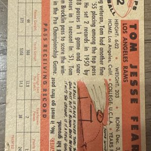 1956 Topps Set-Break # 42 Tom Fears