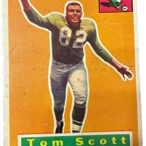 1956 Topps Tom Scott Football Card. #112 Philadelphia Eagles....