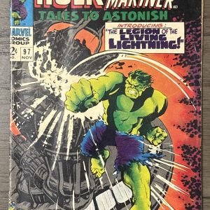 Tales to Astonish #97 Marvel Comic Incredible Hulk Sub-Mariner 1967