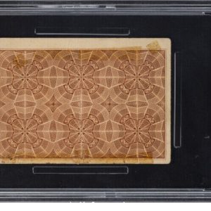 1894 Harvard vs. Yale "Bloodbath in Hampden Park" Football Ticket Stub PSA 2