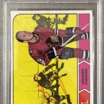 1968-69 OPC O Pee Chee#16 Bobby Hull HOF PSA 6 EX-NM Auto Signed Card