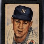 1953 Topps #207 Whitey Ford New York Yankees HOF SGC 2 GOOD