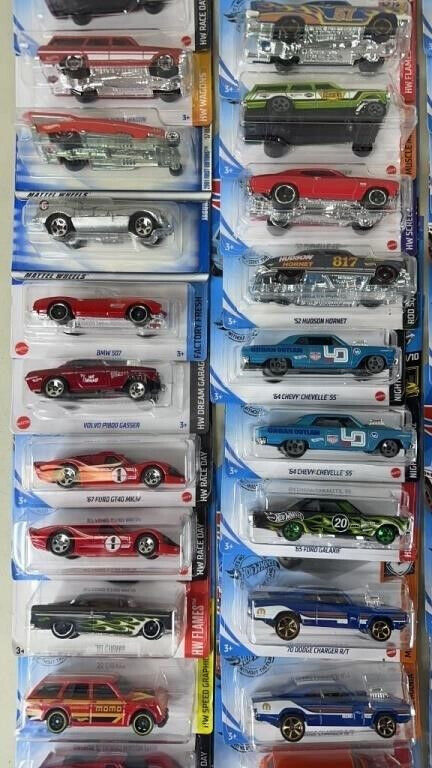 Lot of 55 Brand New Hot Wheels & Matchbox Classic Cars