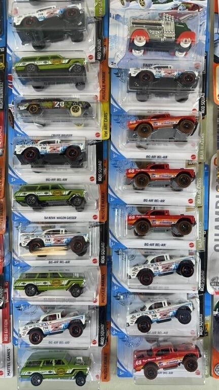 Lot of 55 Brand New Hot Wheels & Matchbox Classic Cars