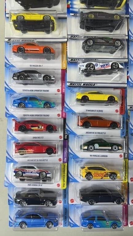 49 Piece Lot Brand New Hot Wheels & Matchbox Tuner Cars