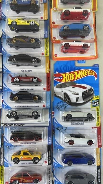 49 Piece Lot Brand New Hot Wheels & Matchbox Tuner Cars