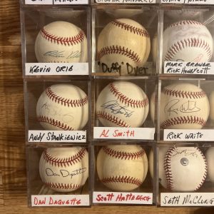 Huge Lot 100 Signed Official Baseballs Rawlings MLB Hall Of Fame World Series