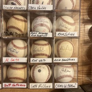 Huge Lot 100 Signed Official Baseballs Rawlings MLB Hall Of Fame World Series