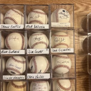 Huge Lot 100 Signed Official Baseballs Rawlings MLB Hall Of Fame World Series