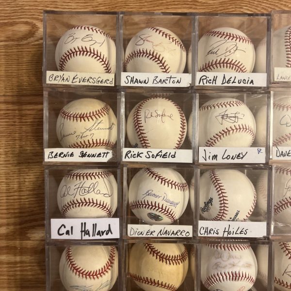 Huge Lot 100 Signed Official Baseballs Rawlings MLB Hall Of Fame World Series