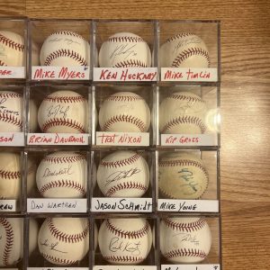 Huge Lot 100 Signed Official Baseballs Rawlings MLB Hall Of Fame World Series