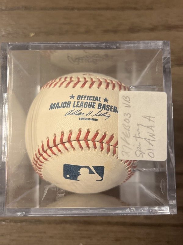 Larry Barnes Hand Signed Autographed Major League Baseball Marlins