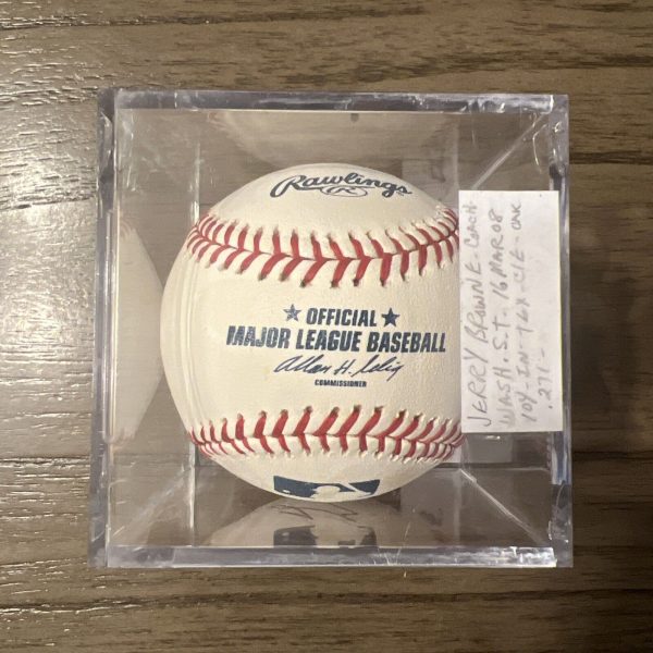 Jerry Browne autographed ML Baseball (Oakland Athletics)