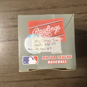 Tom Tommy McCraw Autographed Signed AL Baseball White Sox, Indians