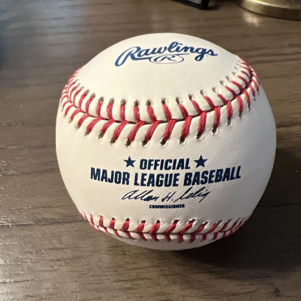 Darren Spagnardi Signed Rawlings Baseball Inscribed 02-04 MLB Umpire
