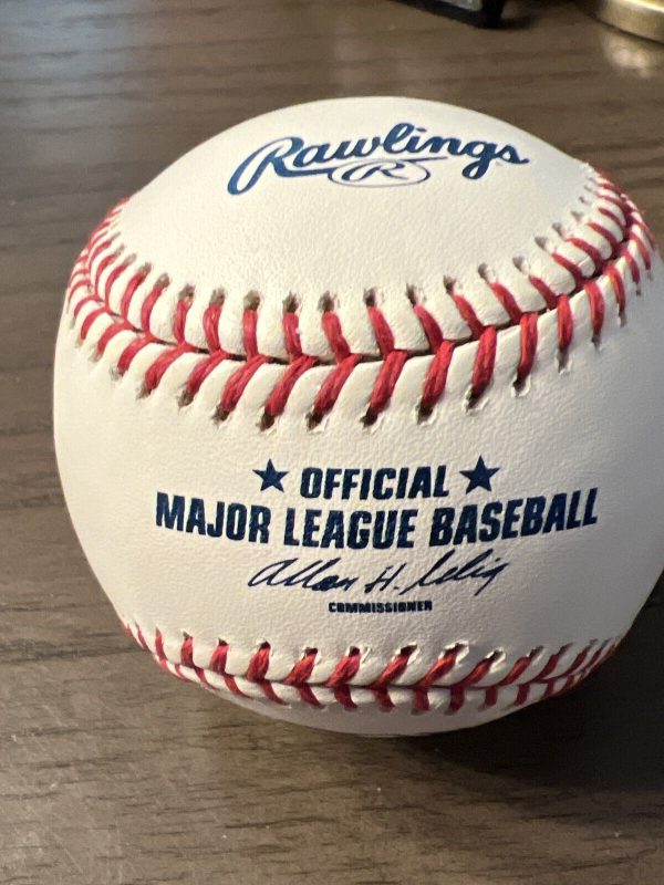 Darren Spagnardi Signed Rawlings Baseball Inscribed 02-04 MLB Umpire