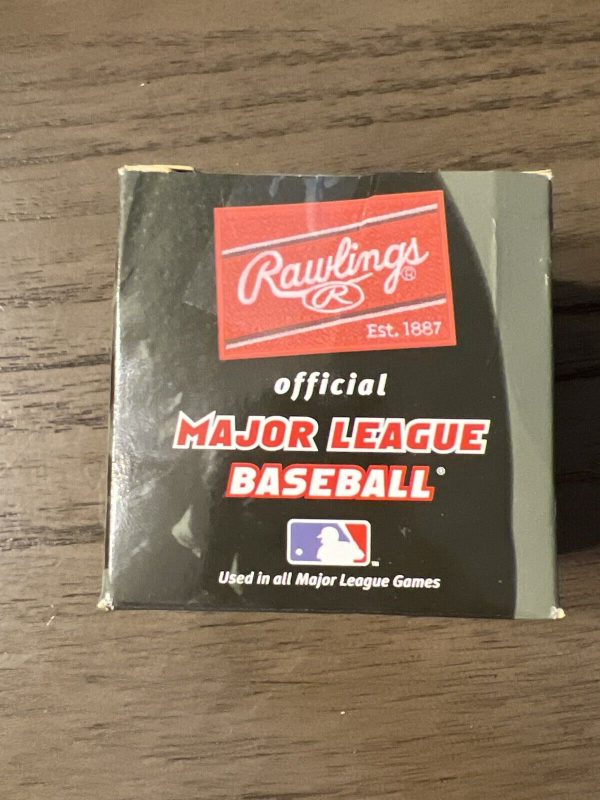 Darren Spagnardi Signed Rawlings Baseball Inscribed 02-04 MLB Umpire