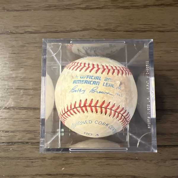 Wes Gardner Red Sox Signed Game Used Ball 1991-92 MLB 🔥