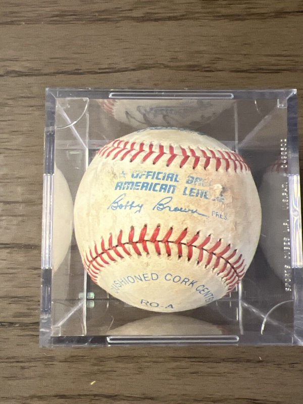Wes Gardner Red Sox Signed Game Used Ball 1991-92 MLB 🔥