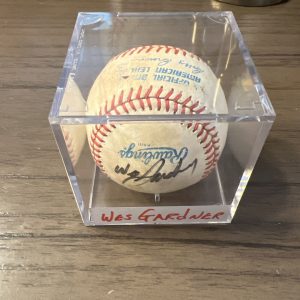 Wes Gardner Red Sox Signed Game Used Ball 1991-92 MLB 🔥