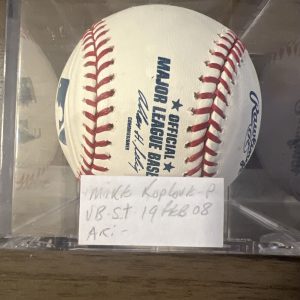 Mike Koplove #52 WORLD SERIES ARIZONA DIAMONDBACKS Autographed baseball