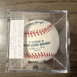 BOB HENLEY SIGNED AUTOGRAPHED OFFICIAL MLB BASEBALL! Expos, Nationals CLEAN