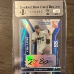 2004 Elite Extra Edition REID BRIGNAC Blue Die Cut Status Auto RC Rare SP #/50