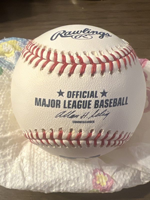 MARLON ANDERSON #8 SIGNED AUTOGRAPHED OMLB BASEBALL! Inscribed Phillies 99-02