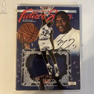 Shaquille O'Neal Shaq Signed 1993 Beckett Future Stars With COA