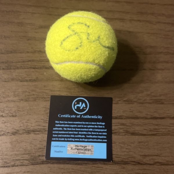 SERENA WILLIAMS SIGNED AUTOGRAPHED PENN TENNIS BALL COA
