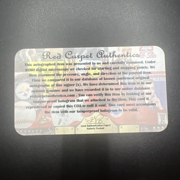 Eric Clapton Personally Signed Cream CD Cover comes with COA