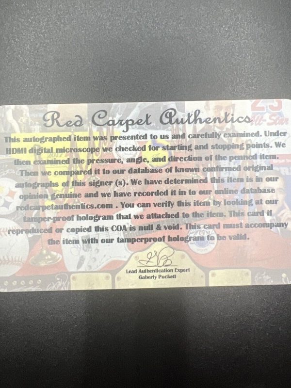 Eric Clapton Personally Signed Cream CD Cover comes with COA