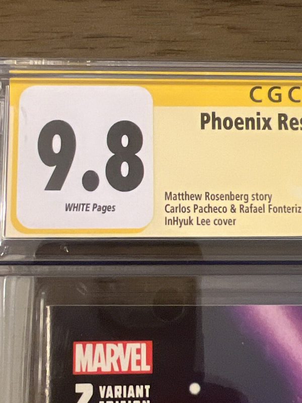 Phoenix Return Jean Grey #2 VARIANT CGC SS 9.8 signed Inhyuk Lee