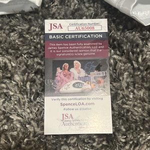 James Buster Douglas Signed White Boxing Trunks JSA And Beckett COA BAS