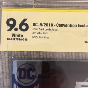 CBCS 9.6 Signature Series Batman #44 Exclusive Variant Joelle Jones Catwoman
