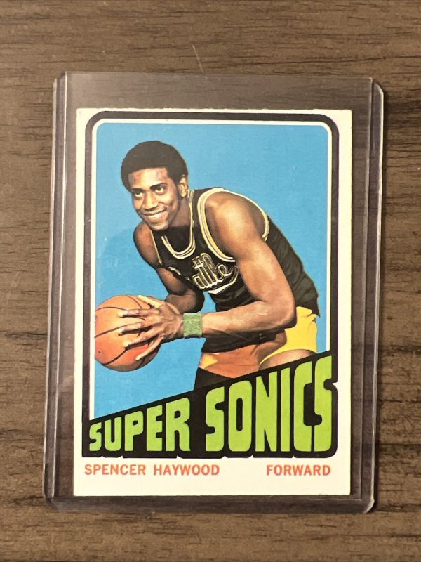 1972-73 Topps Spencer Haywood #10 HOF CLEAN EXCELLENT CARD