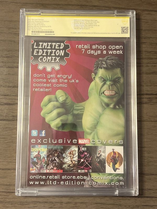 Amazing Spider-Man #1 Limited Edition Comix CBCS 9.6 Adi Granov 1st Cindy Moon