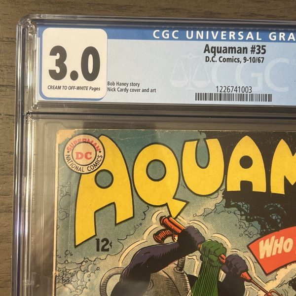 Aquaman #35 CGC 3.0 DC 1967 1st Black Manta | Combined Shipping Available