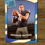 2017 Panini Donruss - Rated Rookie #345 Deshaun Watson (RC)