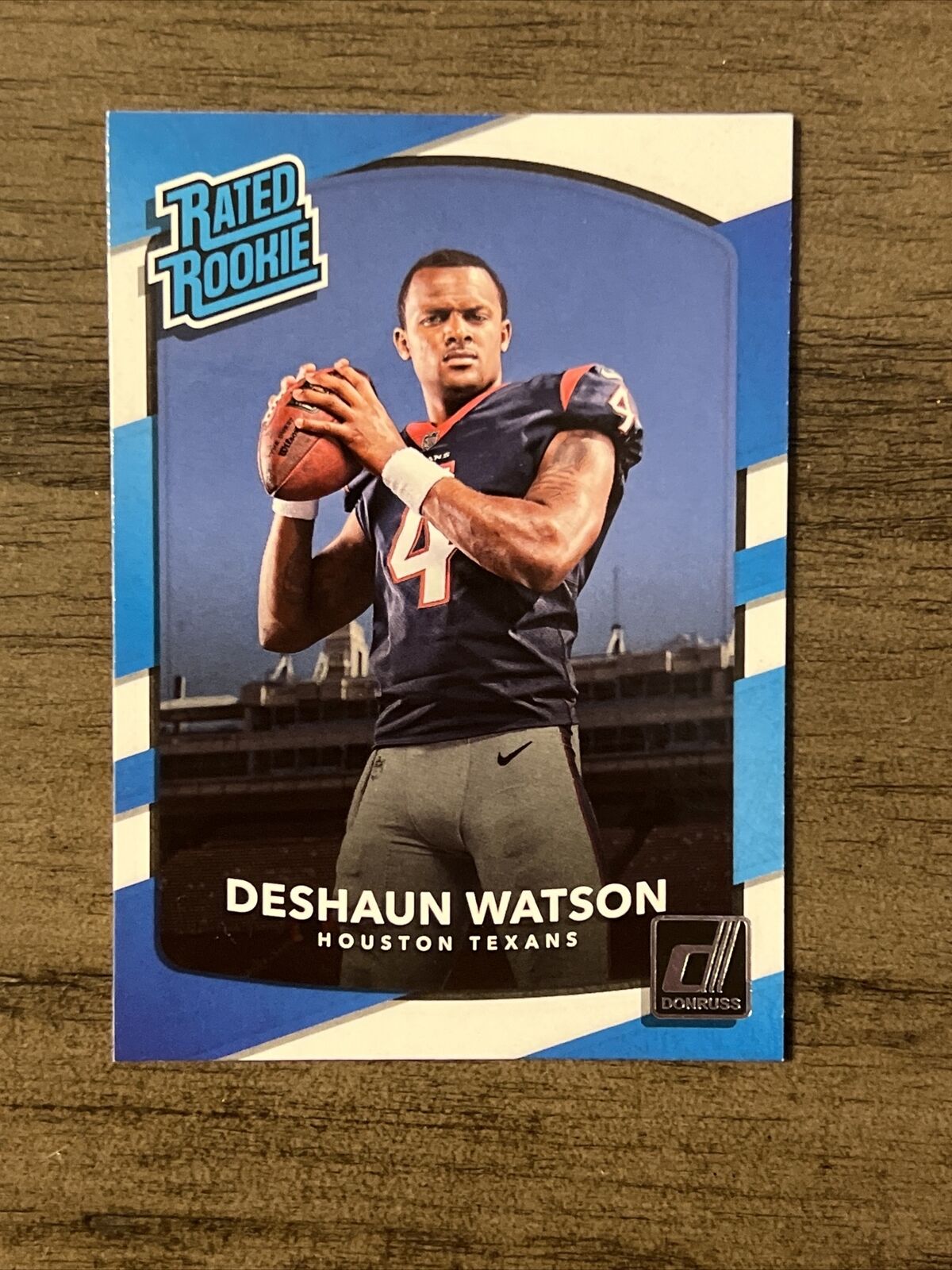 2017 Panini Donruss - Rated Rookie #345 Deshaun Watson (RC)