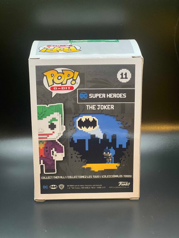 Funko Pop 8-bit DC Superheroes #11 The Joker Limited Chase Edition Vinyl Figure