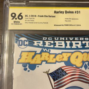Harley Quinn #31 Signature Series Frank Cho Variant Comic DC 2018 Rebirth 9.6