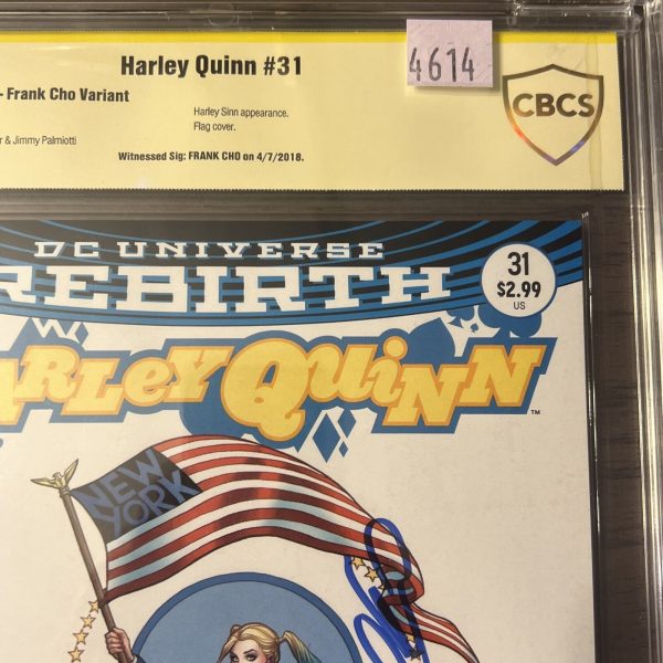 Harley Quinn #31 Signature Series Frank Cho Variant Comic DC 2018 Rebirth 9.6