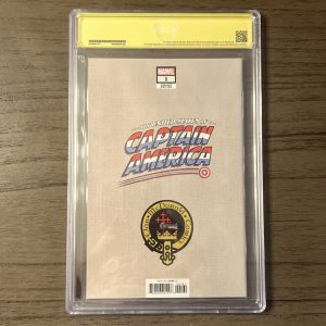 United States of Captain America #1 SS Virgin Joe Jusko Variant CBCS 9.6 Signed!