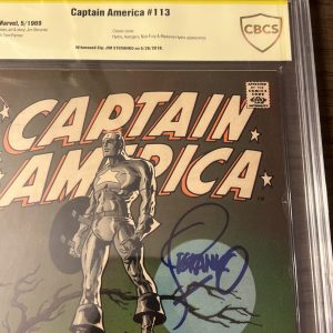 Captain America #113 CBCS 6.5 Signature Series Signed by Jim Steranko 1969