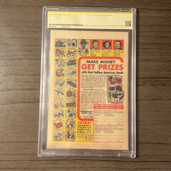 Captain America #113 CBCS 6.5 Signature Series Signed by Jim Steranko 1969
