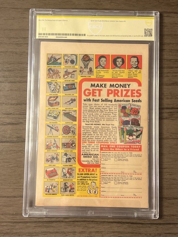 Captain America #113 CBCS 6.5 Signature Series Signed by Jim Steranko 1969